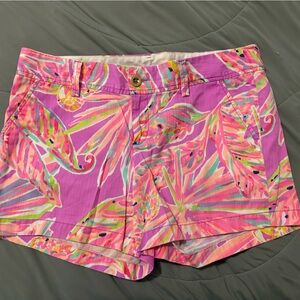 Lilly Pulitzer Pink Tropical Print “The Callahan” short